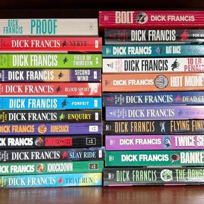 23 Dick Francis Paperback Books