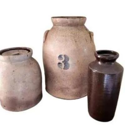 Vintage Stoneware Crocks