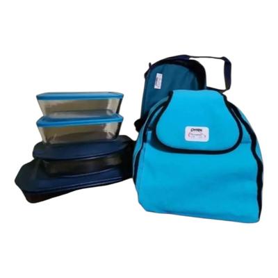 Pyrex Portables Insulated Carrying Case & Glass Bakeware Set