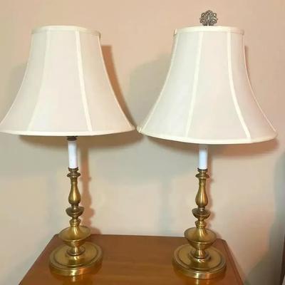Pair Of Lamps with Shades