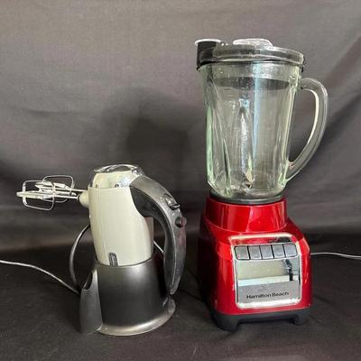 Hamilton Beach Blender & Sunbeam Hand Mixer