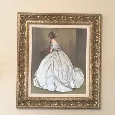 Portrait of Lady And Two Sconces
