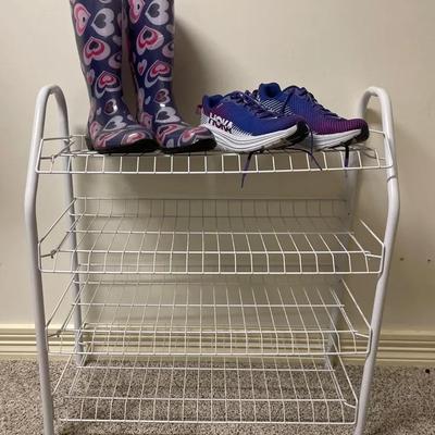 Shoe Rack, Hoka Walking Shoes, And More