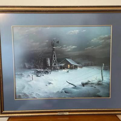 Print Of Snowclad Relics By Windberg
