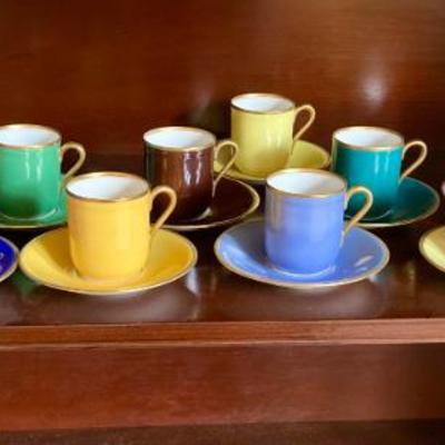 Bing & Grondahl harlequin demitasse cups