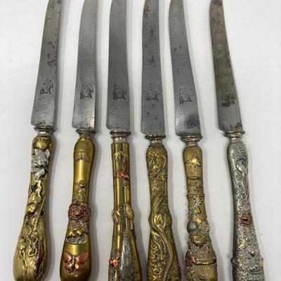Antique Japanese Kozuka knives