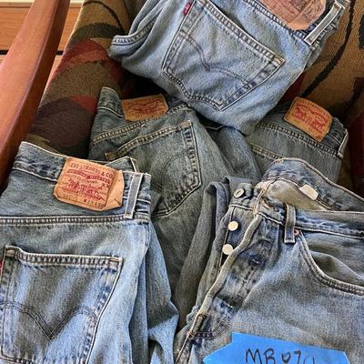 Vintage Levi’s 501 Jeans Lot – Button Fly Denim Assortment