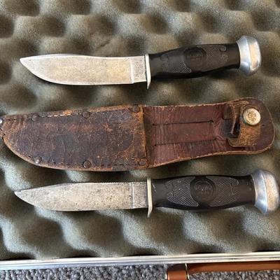 Two Remington Knives & One Case