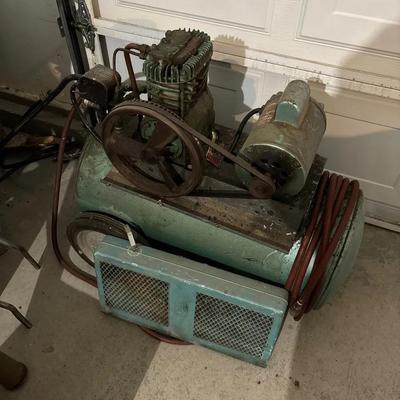 Dayton Electric Speedaire Industrial Duty Horizontal Air Compressor