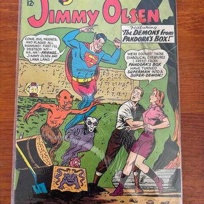 Lot Of 2 Superman’s Pal Jimmy Olsen DEC.NO.81 And MAR.NO.75 