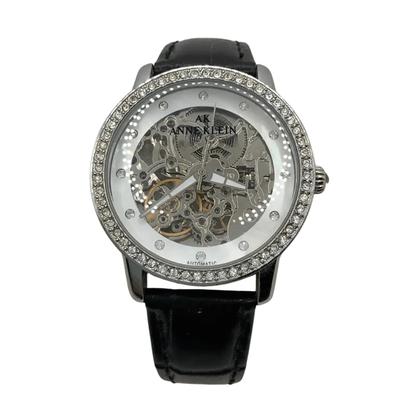 Anne Klein Automatic Skeleton Dial Watch