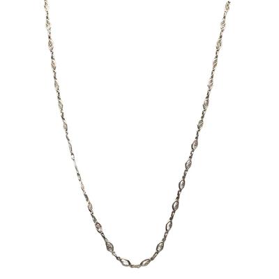 Milor Marquise Link Silver Necklace 