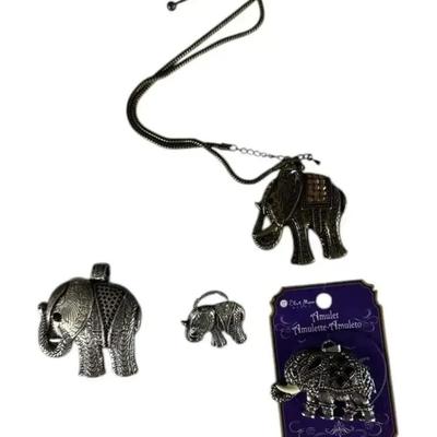 Elephant Pendants And Rings