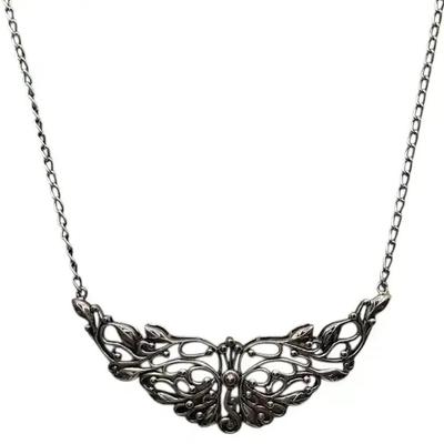 India Sterling Silver Filigree Pendant Necklace 