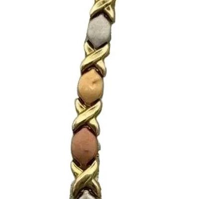 10k Gold Bracelet 7”