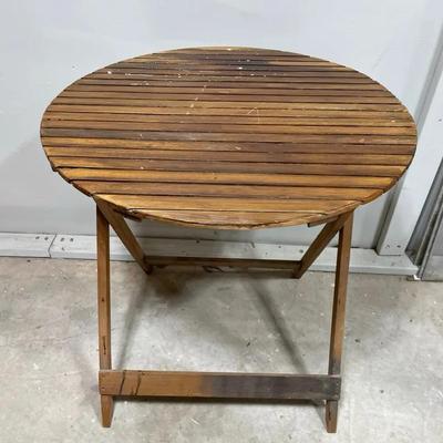  Wooden Patio Bistro Table