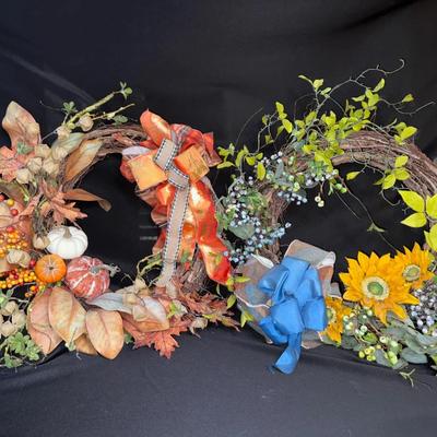 Wreaths for Fall and Spring