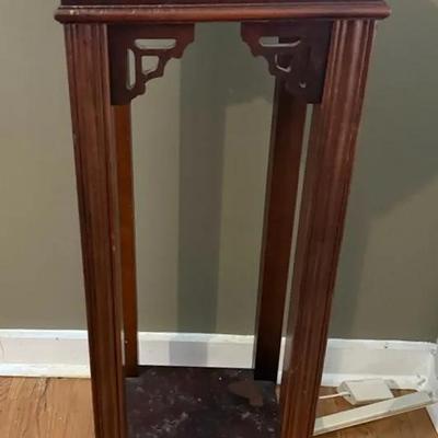 Tall Wooden Plant Stand