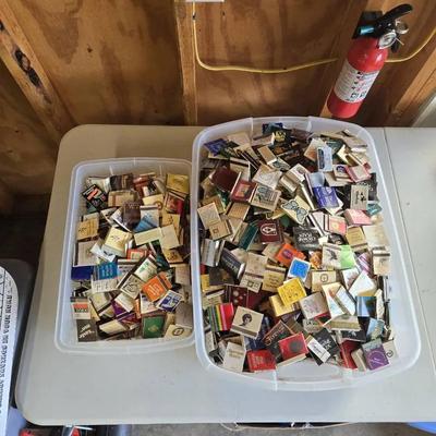 Vintage Large Matchbook Collection US and Abroad 
