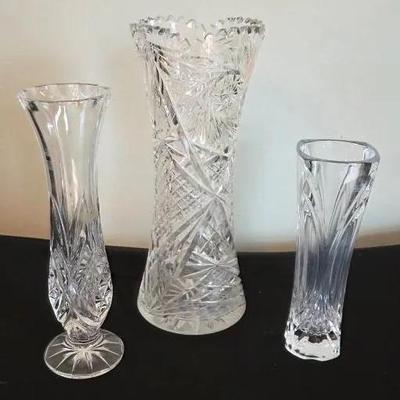 Vases  Lot Of 3