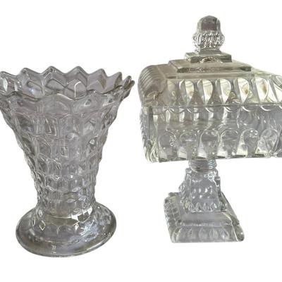 Vintage Jeannette And Fostoria Glass