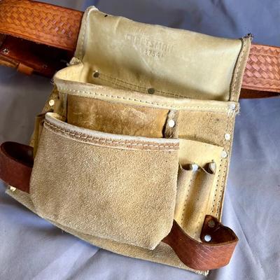 Sears Craftsman Tool Pouch Nubuck Leather 