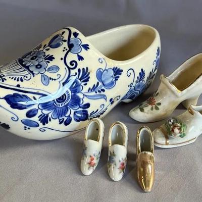 Vintage Porcelain Shoes