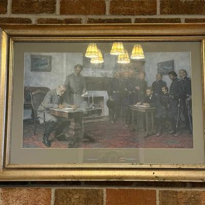Tom Lovell Framed Picture