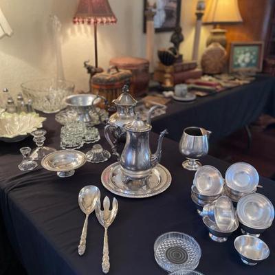 Silver and crystal 