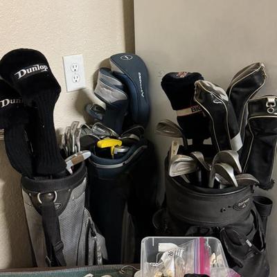 Dunlop, Calaway and other golf accessories 