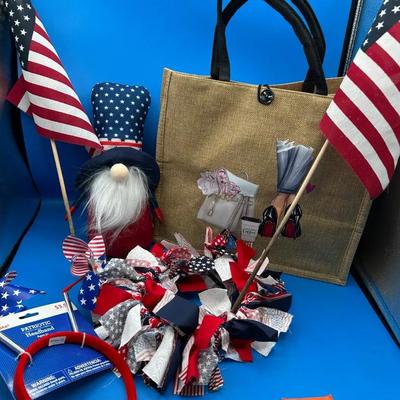 BU235 Red, White And Blue & Fashion Tote!!