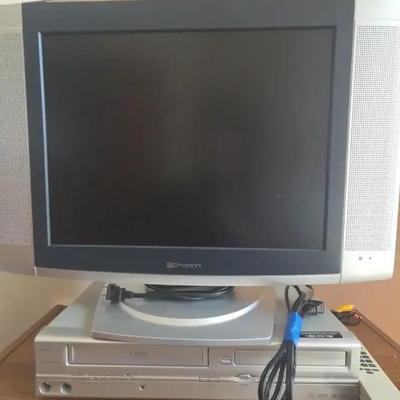 20in Emerson TV And Sv2000 DVD Vcr Combo