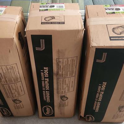 Insulated Flexible Duct ** Two 6" Ducts & One 8" Duct** Brand New In Boxes