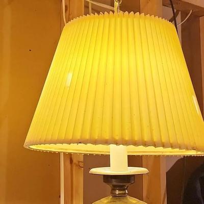 Vintage Brass Hanging Chandelier 