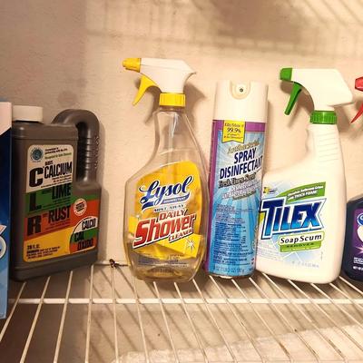 Cleaning Supplies, Toilet Fill Valve & Vicks Steam Inhaler 