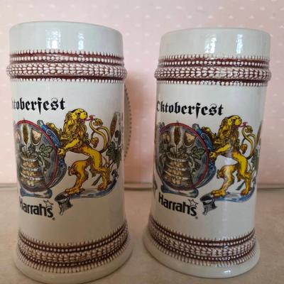 Oktoberfest Harrahs Beer Steins 
