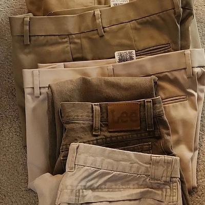 Men's Khakis & Brown Jeans 34x30