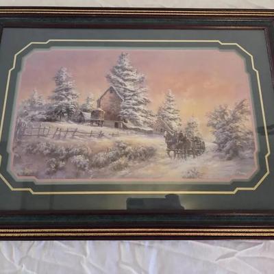 Winter Sleighride By Lee K. Parkinson