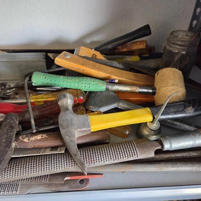 Hammers, Screw Drivers, Mystery Tool Lot