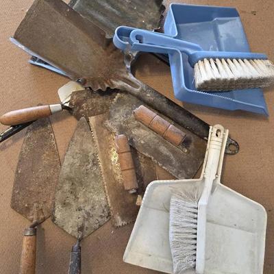 Masonry Hand Tools, Vroom And Dust Pans