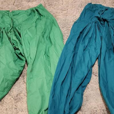 Two Pairs Of Vintage Harem Pants, Vintage Earmuffs, Hats & Gloves