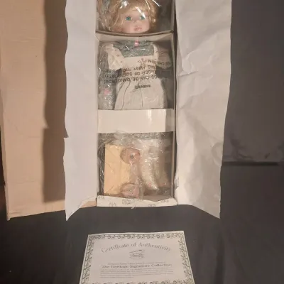 Sale Photo Thumbnail #454: NEW IN BOX BY HERITAGE SIGNATURE COLLECTION. MEASURES  16" TALL WITH WAGON