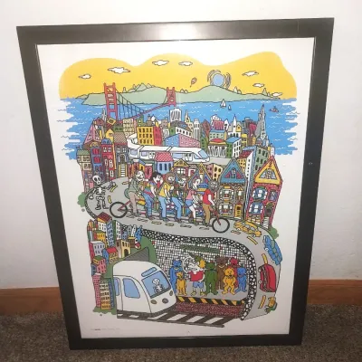 Sale Photo Thumbnail #284: MEASURES 20X26" (ARTIST OUT OF DENVER)