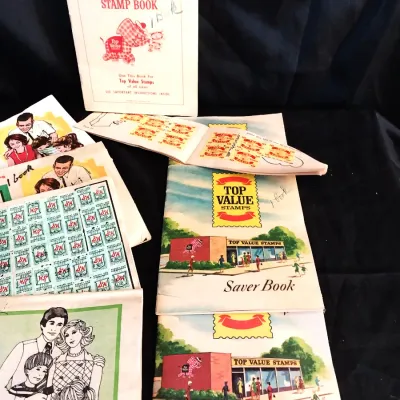 Sale Photo Thumbnail #198: BOOKS FULL OF STAMPS