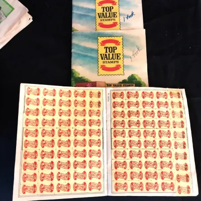 Sale Photo Thumbnail #199: BOOKS FULL OF STAMPS