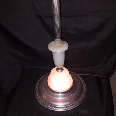 Sale Photo Thumbnail #292: MEASURES APPROX. 24" TALL, ONE MISSING ASHTRAY
