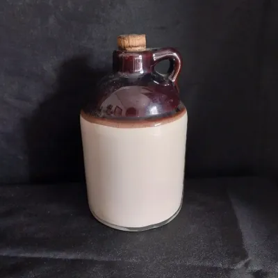 Sale Photo Thumbnail #523: JUG STAMPED ON BOTTOM- MUSIC PLAYS "HOME ON THE RANGE" 1974