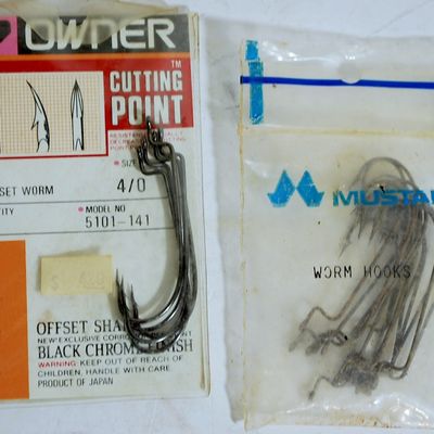 Lot of BRAND NEW Hooks Mustad, Owner, Lazer Sharp, True Turn (Byt5)
