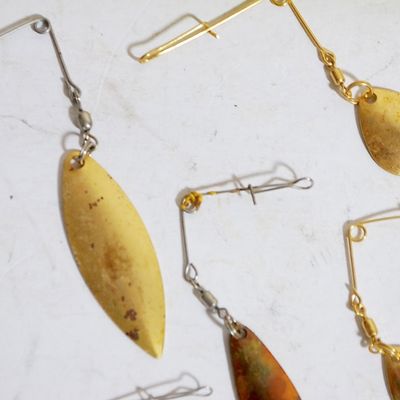 Lot of Spinners Gold and Silver Spinner Rigs (Nez5)