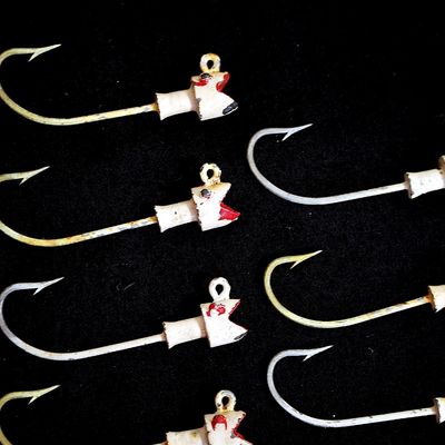 Lot of 20 NEW H&H Coastal Tackle Cocahoe Soft Bait Jigs and 19 Jig Lead-heads (Dev5)